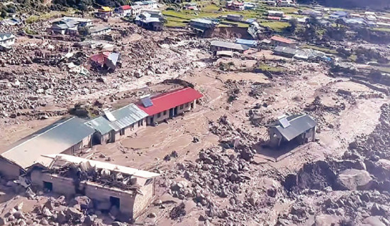 Connectivity between Tanahun and Bharatpur disrupted after flood damages suspension bridge