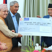 Construction Entrepreneurs' Council deposits Rs 10 million to PM Disaster Relief Fund