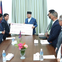 Foreign Minister Saud holds discussions with Nepali American IT professionals