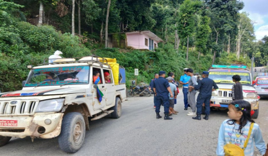 Vehicles charging exorbitant fare face action in Dhading