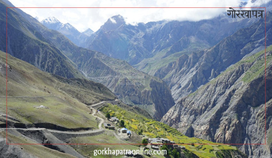 Mustang and Dolpa being linked to road network