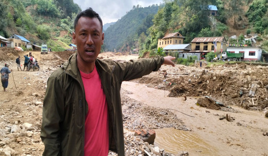 Flood swept away everything I had: Madan Lama