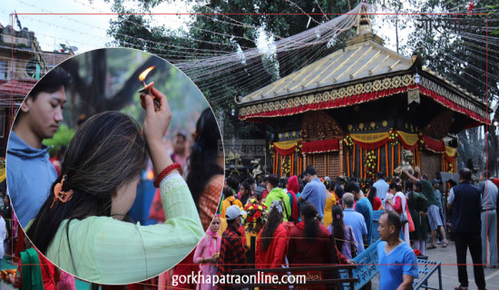 Throng of devotees in Maitidevi Temple (Photo feature)