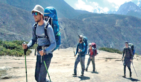 Khumbu region sees surge in tourist arrivals, Lukla records 200 flights on Tuesday