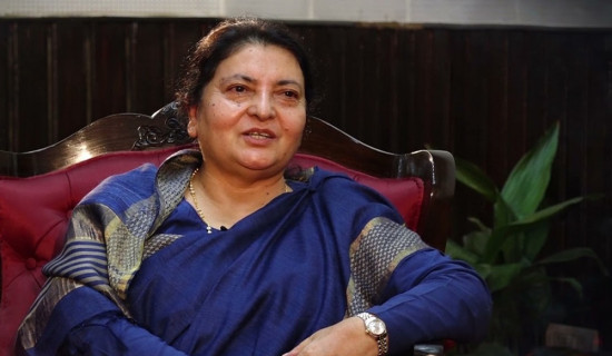 Former President Bhandari extends Dashain best wishes