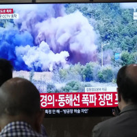 North Korea blows up parts of inter-Korean roads as tensions with South Korea soar