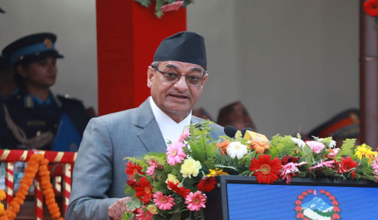 President Paudel in Surkhet