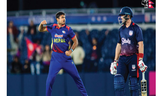 Nepal tour of US: Nepal posts 170 in 20 overs