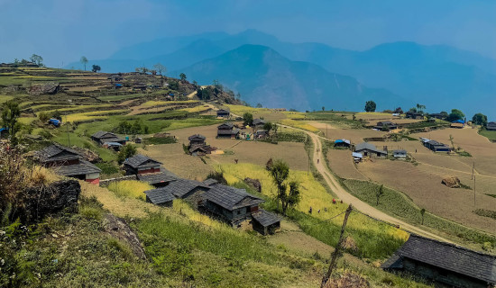 Myagdi's beautiful Niskot Village