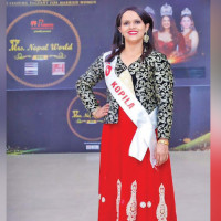 Dr. Denila Karki crowned  Mrs. Nepal World