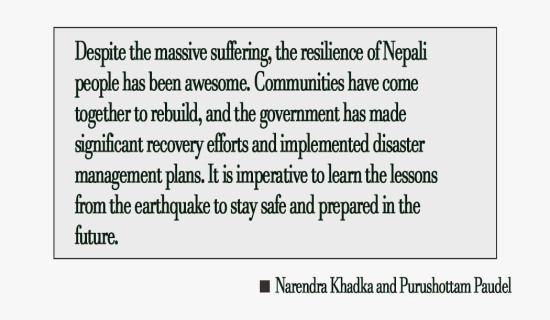 Lessons Of Gorkha Earthquake