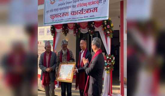 Solar powered bathroom handed over to LMC