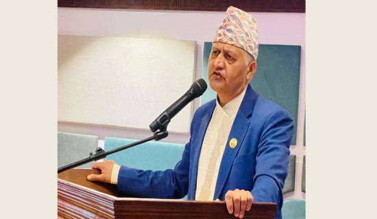 DPM Paudel reminds Nepal's right to climate justice