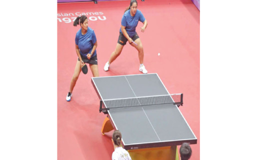 Nepal wins against Saudi Arabia in table tennis under ISF Gynmasiade