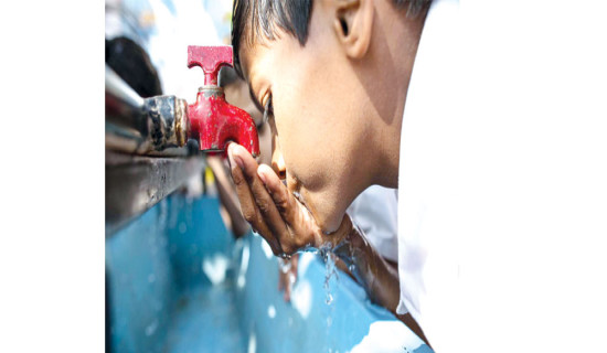 Drinking water supply ensured in Parbat Hospital