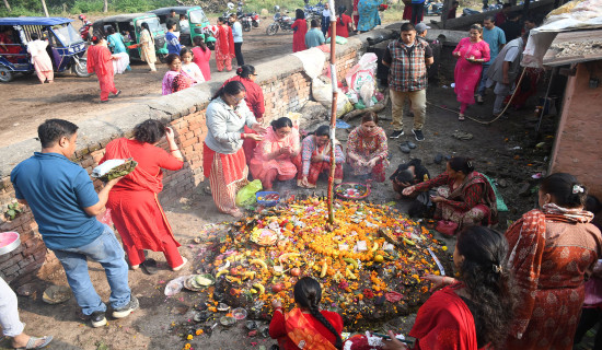 Govardhan Puja being observed