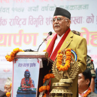 President Paudel performs Gai Puja