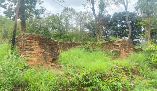 Birthplace of Bhanu Bhakta lying in ruins