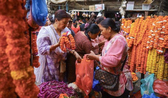 Flowers worth Rs 500 million sold during Tihar