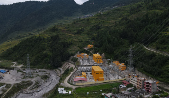 Chilime-Trishuli transmission line and substation in operation