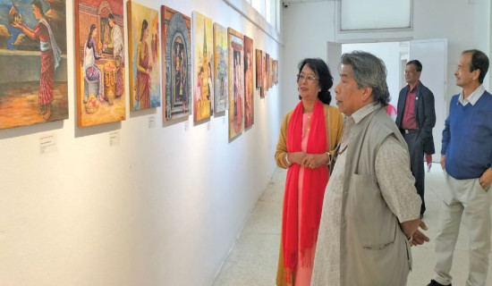 Nepal Art Council hosting two art exhibitions simultaneously