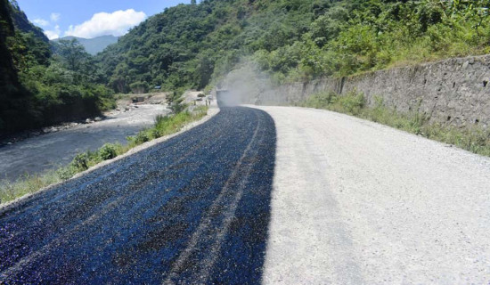 Up-grading Myagdi-Baglung linkage road begins