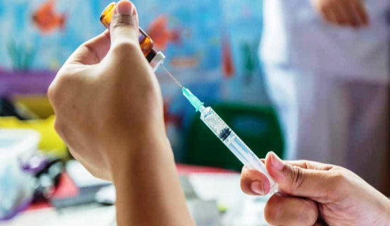 Children below two years fully immunized in all 77 districts