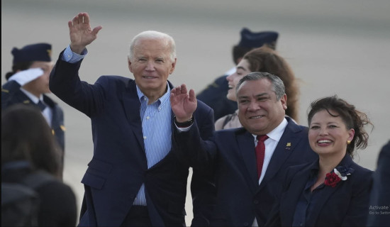 Biden arrives in Peru for international summit and meeting with Xi as world leaders brace for Trump