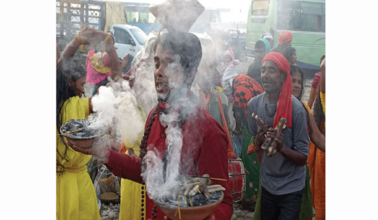 Ghost festival held in Kamala River