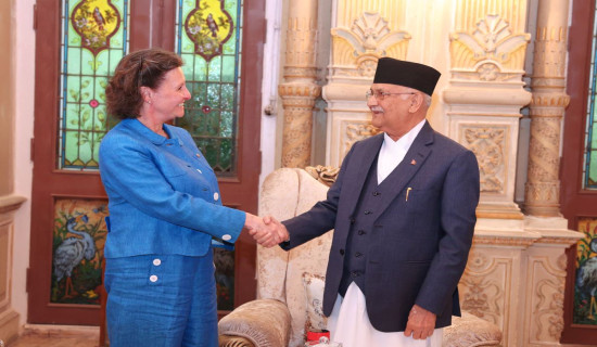 Australian ambassador pays courtesy call on PM Oli