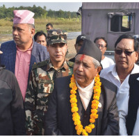 Sarlahi farmers planting  paddy after latest rainfall