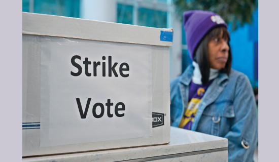 Charlotte airport workers voting for strike