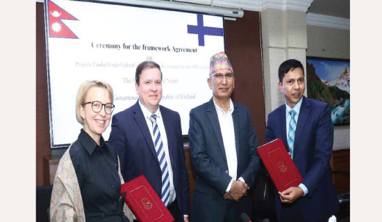 Nepal, Finland ink agreement on public investment mobilisation project