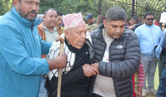 By-election: 102-year-old man votes in Hetauda