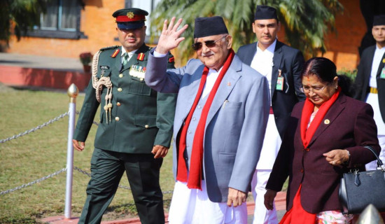 PM Oli leaves for four-day official visit to China