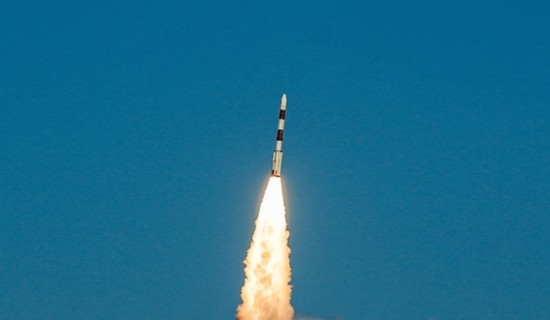 PSLV rocket with satellites of European Space Agency lifts off from India