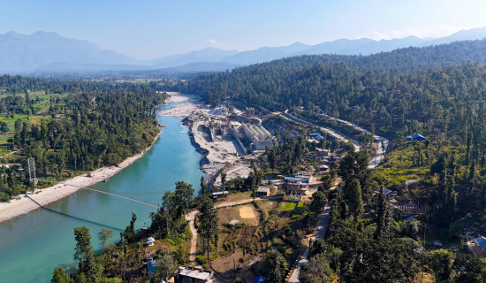 National Pride Project's Dam site in Surkhet