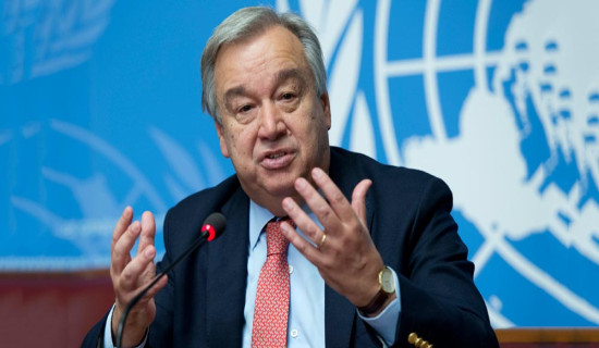 Syrians to determine Syria's future: UN chief