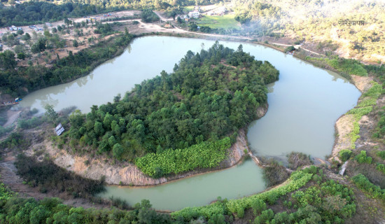 Artificial reservoir Shivasarovar