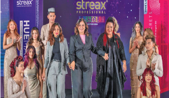 Streax Professional unveils spectrum collection at its show in Kathmandu