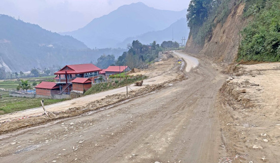 Deadline extended yet another time for western section of Muglin-Pokhara road