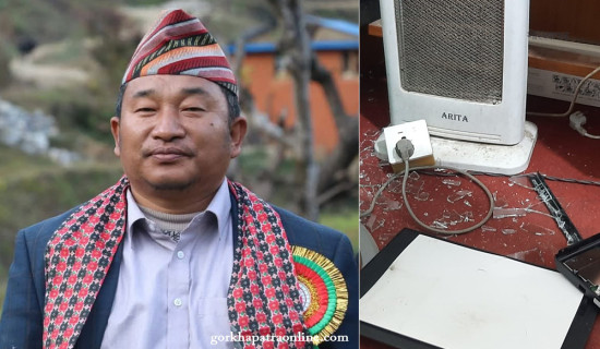 Rural Municipality Chairperson vandalizes DAO Gulmi in a claim of hassle faced by service-receivers