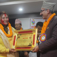 Statue of Bhrikuti at Bhrikuti Fun Park unveiled