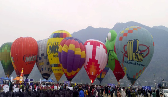 Hot Air Balloon Festival revitalizes tourism in Pokhara