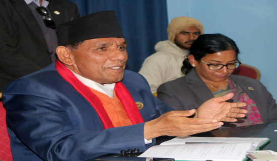 NA lacks business: Chair Dahal