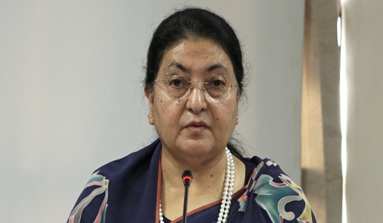 Former Prez Bhandari condoles demise of former Indian PM Singh