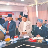 All parties should move ahead together to fulfill people's aspirations: UML leader Pokhrel