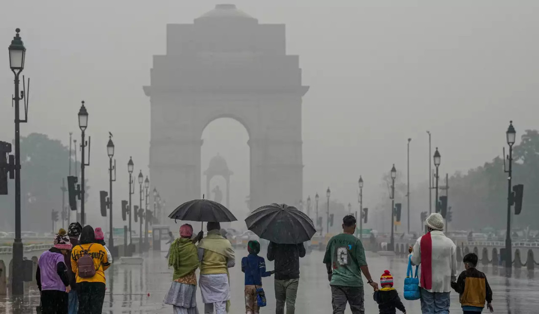 Delhi Sees Highest December Rainfall In 15 Years; More Showers Likely