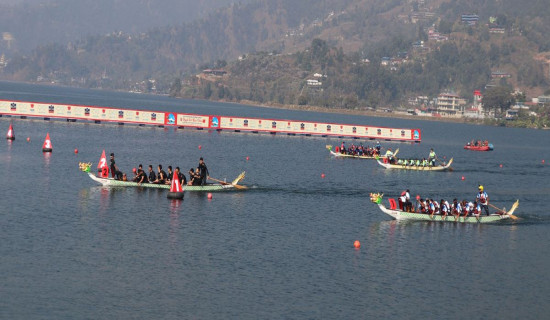 Second Dragon Boat Race Festival begins in Pokhara