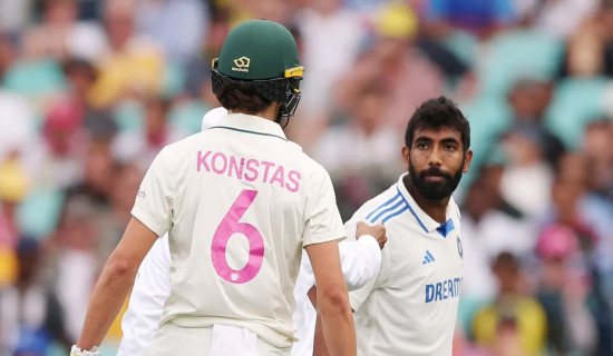 Bumrah strikes in feisty finale but Australia on top